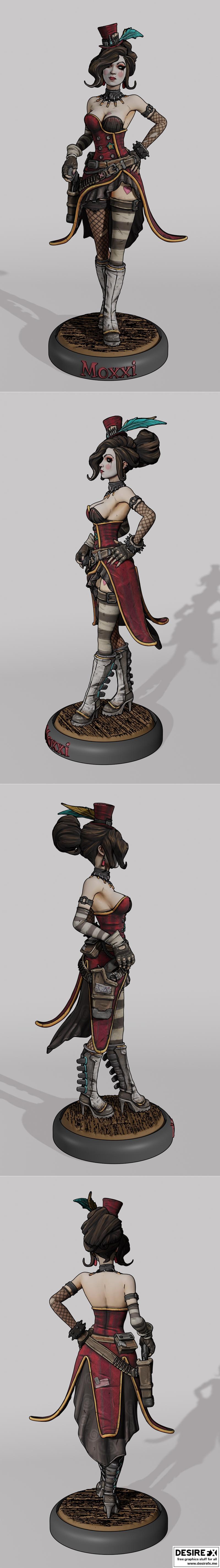 Mad Moxxi 地平线3D打印模型|Mad Moxxi Borderlands – 3D Print Model STL