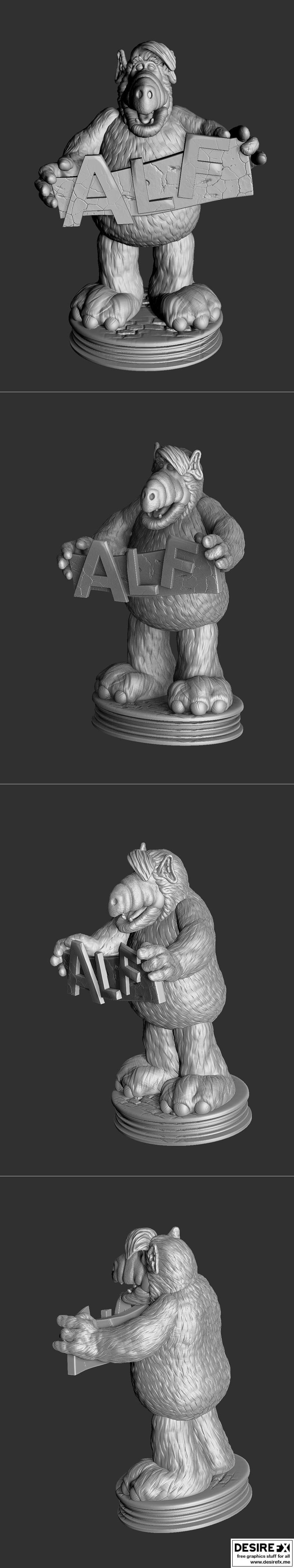 Alf 3D打印模型|Alf – 3D Print Model STL