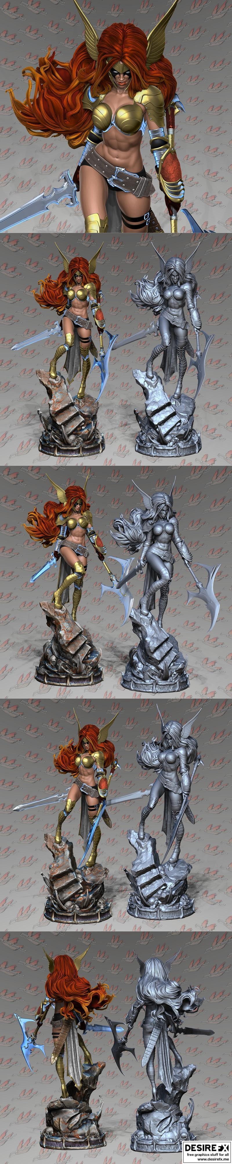 PREY系列作品 角色Angela Spawn 3D打印模型STL|PREY collection Studio – Angela Spawn – 3D Print Model STL