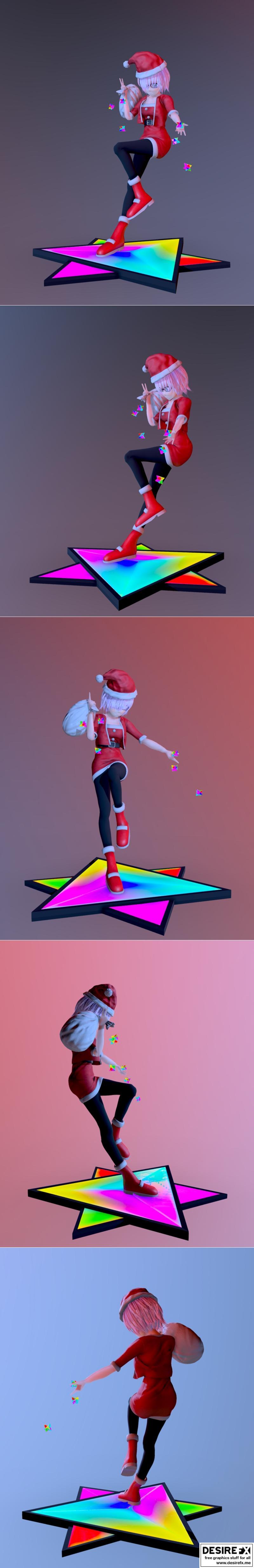 圣诞主题 Kyrielight 3D打印模型|Christmas Mash Kyrielight – 3D Print Model STL
