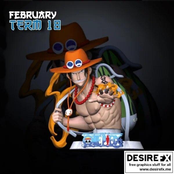 Ace Bust - 世界 - 3D打印模型|Ace Bust – Sekai – 3D Print Model STL