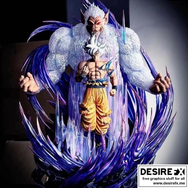 龙珠：悟空熊形态 3D打印模型|Dragon Ball – Goku Oozaru 5 – 3D Print Model STL