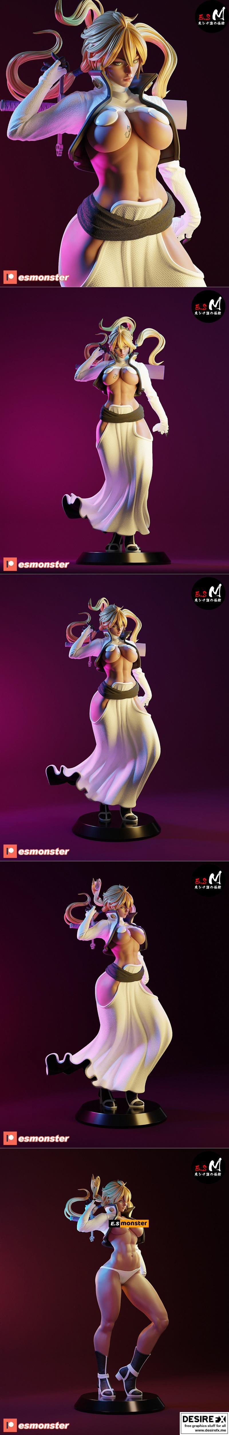 Hallibe - E.S Monsterl - 3D打印模型|Hallibe – E.S Monsterl – 3D Print Model STL