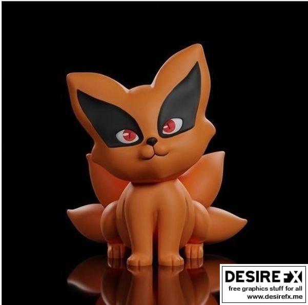 Kurama Chibi - NARUTO - 3D打印模型|Kurama Chibi – NARUTO – 3D Print Model STL