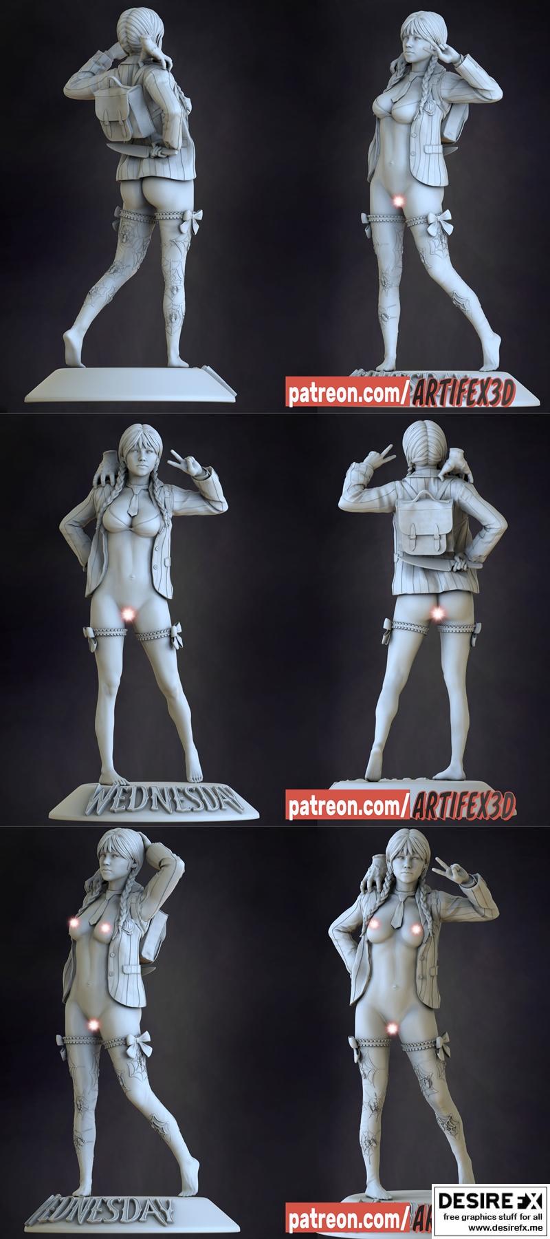 Artifex3d - 3D打印模型 - 可乐瓶设计|Artifex3d – Wednesday – 3D Print Model STL