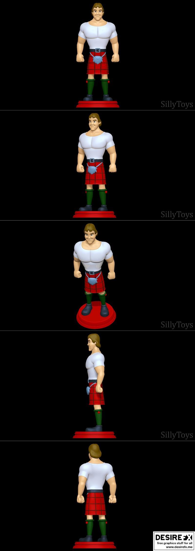 Roddy Piper 3D打印模型|Roddy Piper – 3D Print Model STL