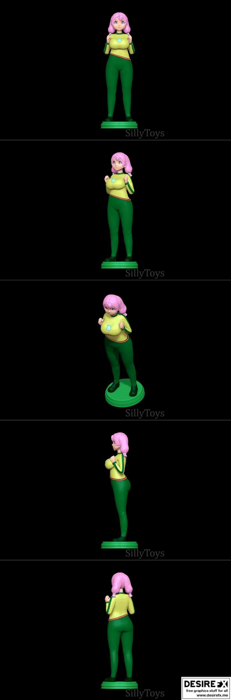 谢莉娅·尼杰姆 3D打印模型（蛋黄装）|Shelia Nijem with yolkian outfit – 3D Print Model STL