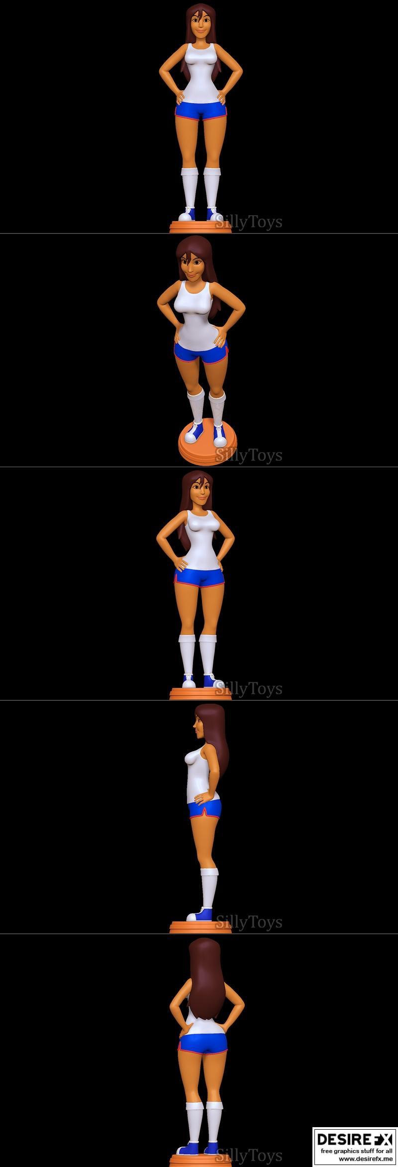 苏茜营地惊魂 3D打印模型|Jessica – Scooby Doo Camp Scare – 3D Print Model STL