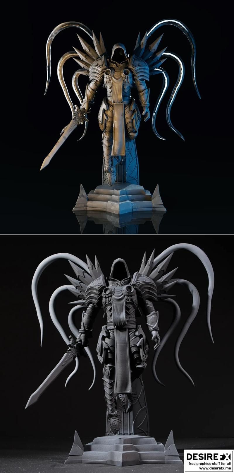 迪亚布罗3D打印模型|Tyrael Figure – Diablo – 3D Print Model STL