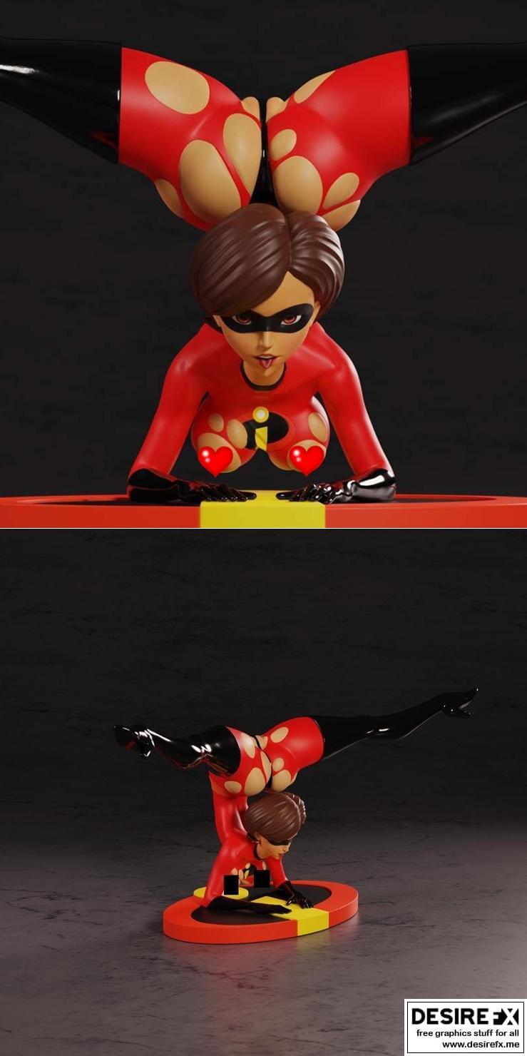 弹性女孩 - 3D打印模型|Elastigirl – 3D Print Model STL