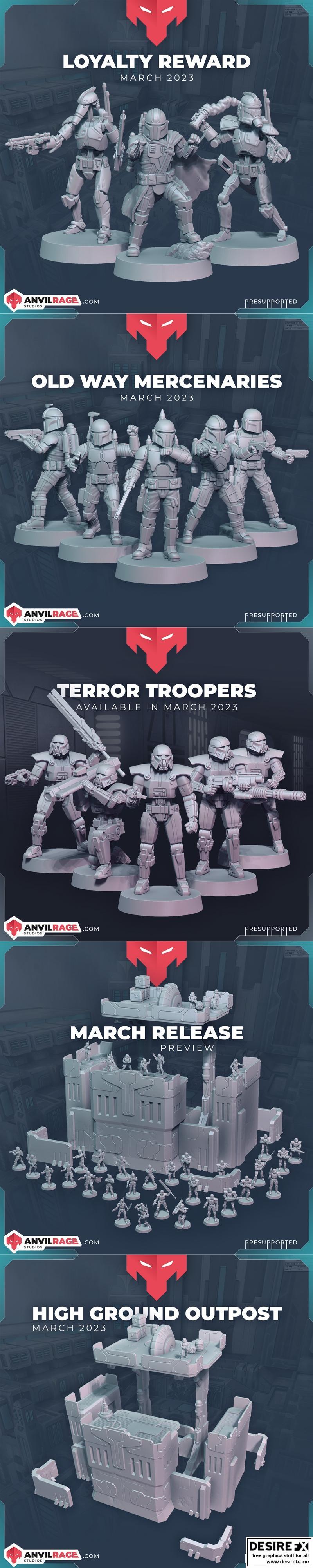 Anvilrage Studios - 《火星救援》3D打印模型STL|Anvilrage Studios – Senator March 2023 – 3D Print Model STL