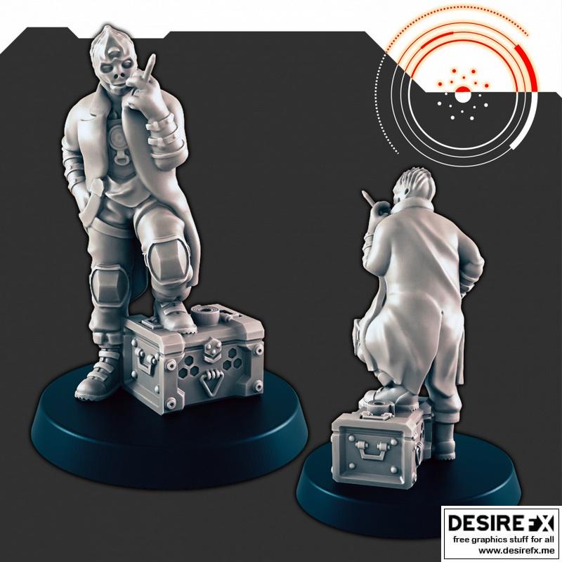 科幻码头工人3D打印模型|Sci-Fi Dock Worker 1 – 3D Print Model STL