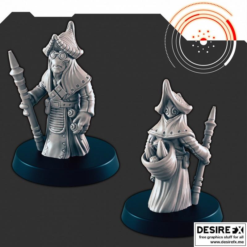 科幻外星寻宝者 - 3D打印模型|Sci-Fi Alien Scavenger – 3D Print Model STL