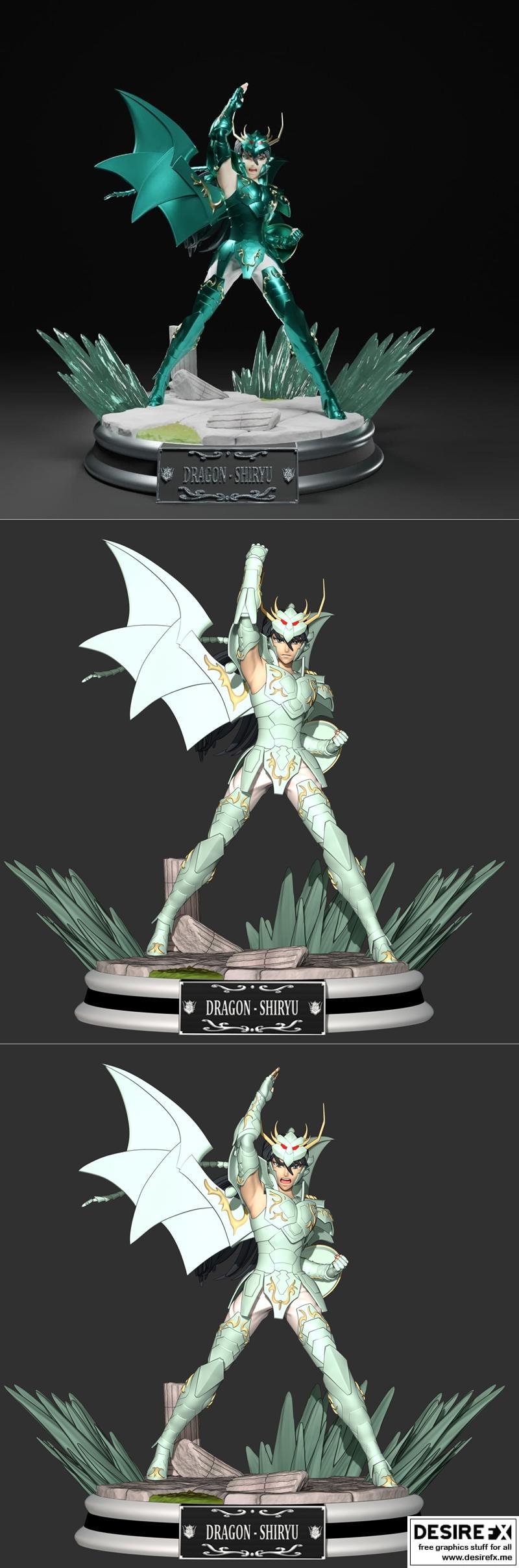 卡姆伊·席鲁 3D打印模型 STL|Kamui Shiryu – 3D Print Model STL