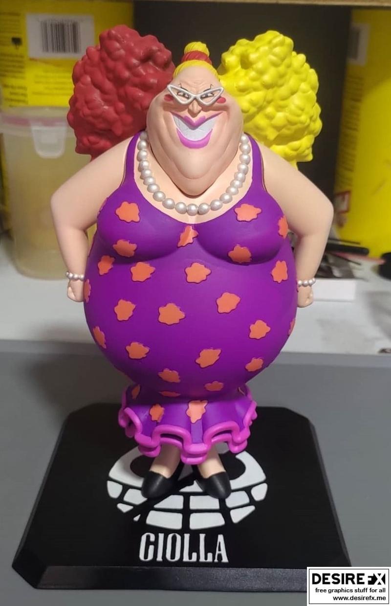 海贼王 - 吉奥拉 - 3D打印模型|One Piece – Giolla – 3D Print Model STL