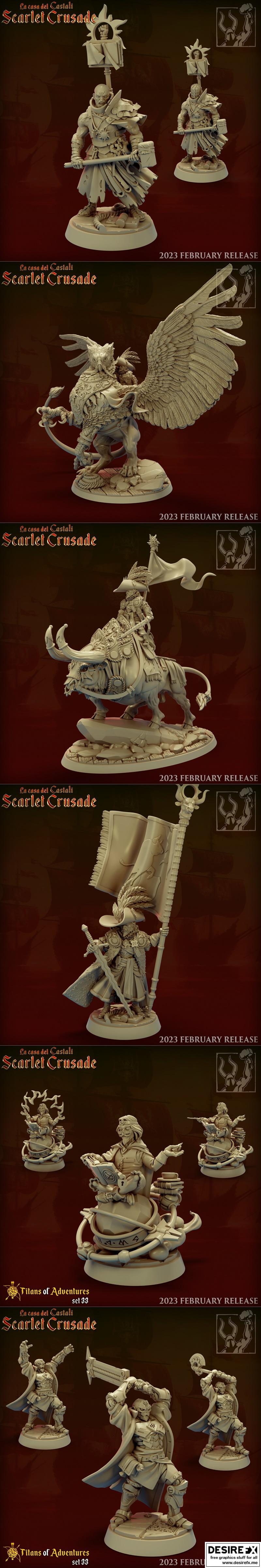 钛forge Scarlet crusade 2023 3D打印模型|Titan Forge – Scarlet Crusade February 2023 – 3D Print Model STL