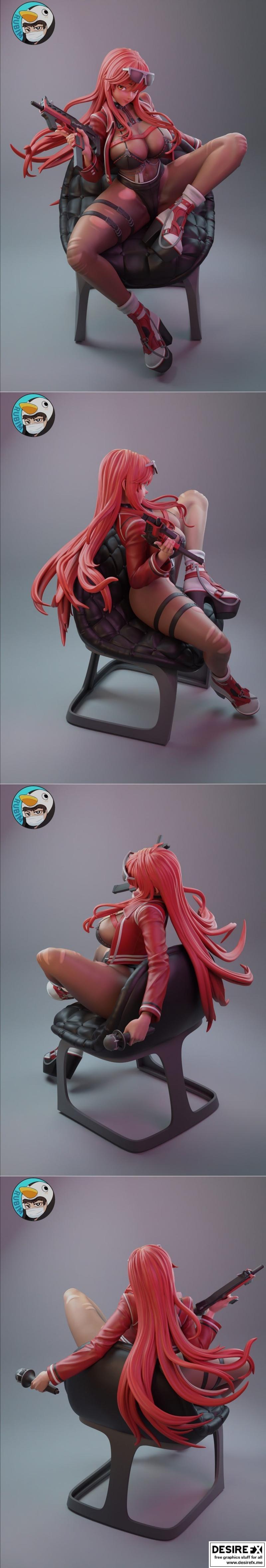 3D打印模型：赛博朋克装甲战士STL文件|Volume – 3D Print Model STL