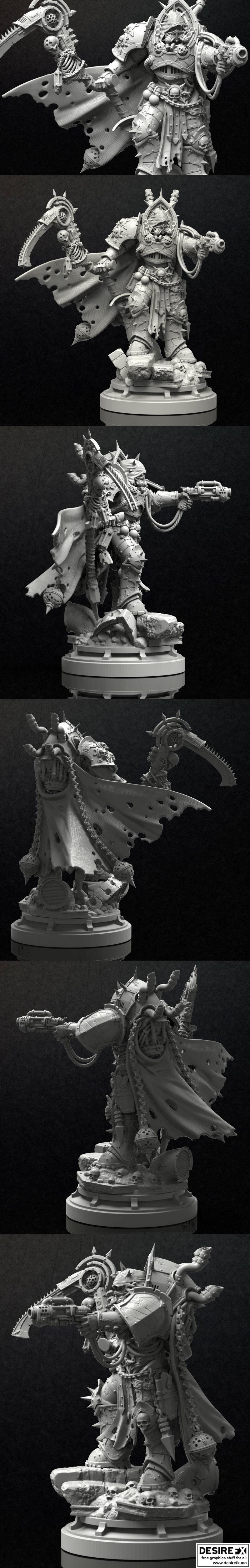 锈之君主——3D打印模型|The Rust Lord – 3D Print Model STL