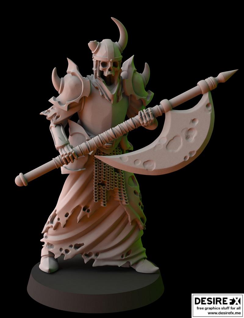 幻想邪教迷你模型 - 墓地方阵5 - 3D打印模型STL|Fantasy Cult Miniatures – Cementery Phalanx 5 – 3D Print Model STL