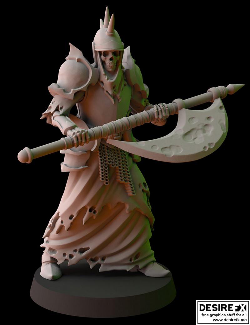 幻想cult迷你模型——墓地方阵2 3D打印模型|Fantasy Cult Miniatures – Cementery Phalanx 2 – 3D Print Model STL
