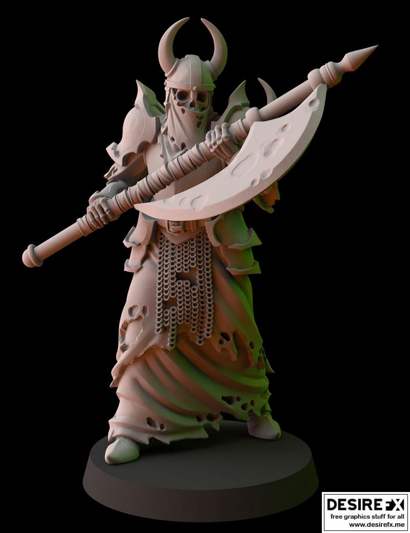 幻想cult迷你模型——墓地方阵1 3D打印模型 STL|Fantasy Cult Miniatures – Cementery Phalanx 1 – 3D Print Model STL