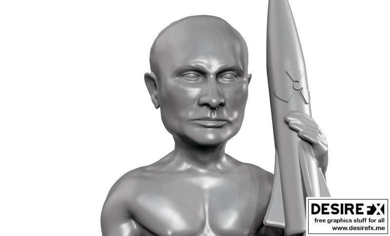 3D打印模型：小恐龙战士|Little DickTator 3D print model