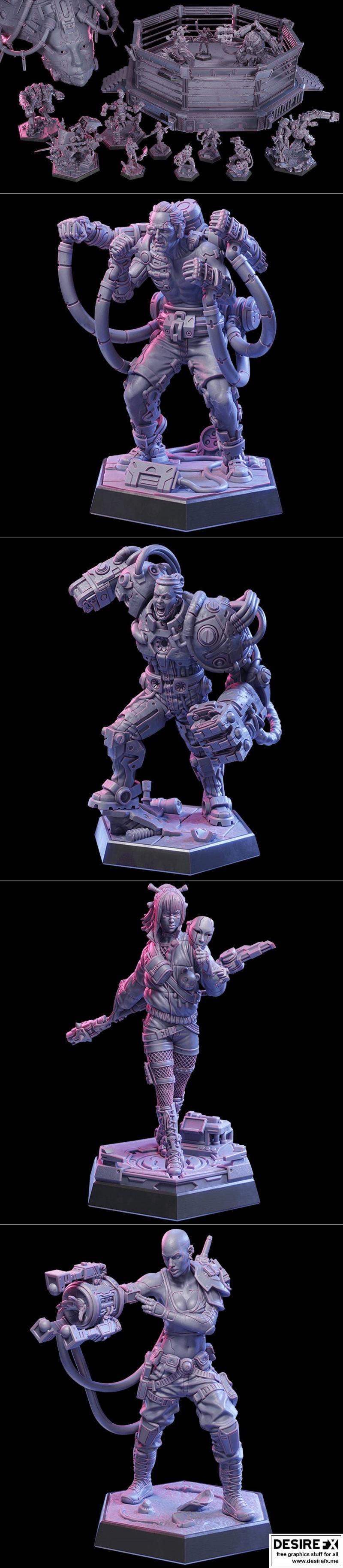 洛特工作室 科幻题材 机甲大战 3D打印模型|Loot Studio Sci-Fi – Ultimate Battle Machina February 2023 – 3D Print Model STL