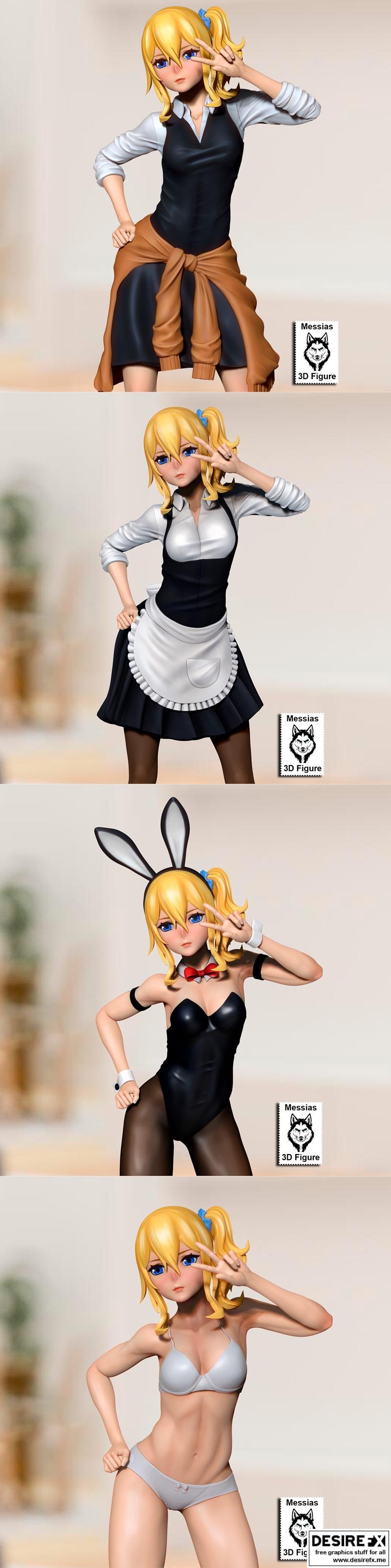 Hayasaka Ai 3D打印模型全系列|Messias 3D Figure – Hayasaka Ai – All Versions – 3D Print Model STL