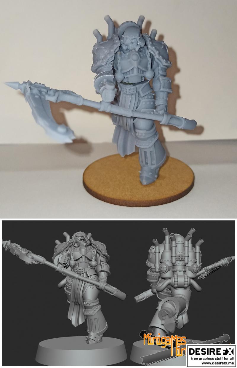 迷你游戏：莫塔里昂 3D打印模型|Minigames Miniatures – Mortarion – 3D Print Model STL