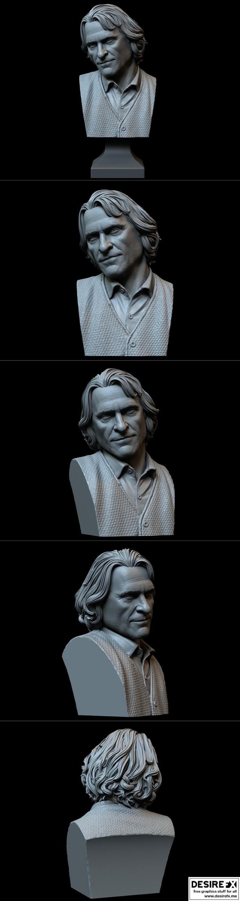 小丑角色模型 3D打印 STL文件|Arthur Fleck Joaquin Phoenix from Joker movie – 3D Print Model STL