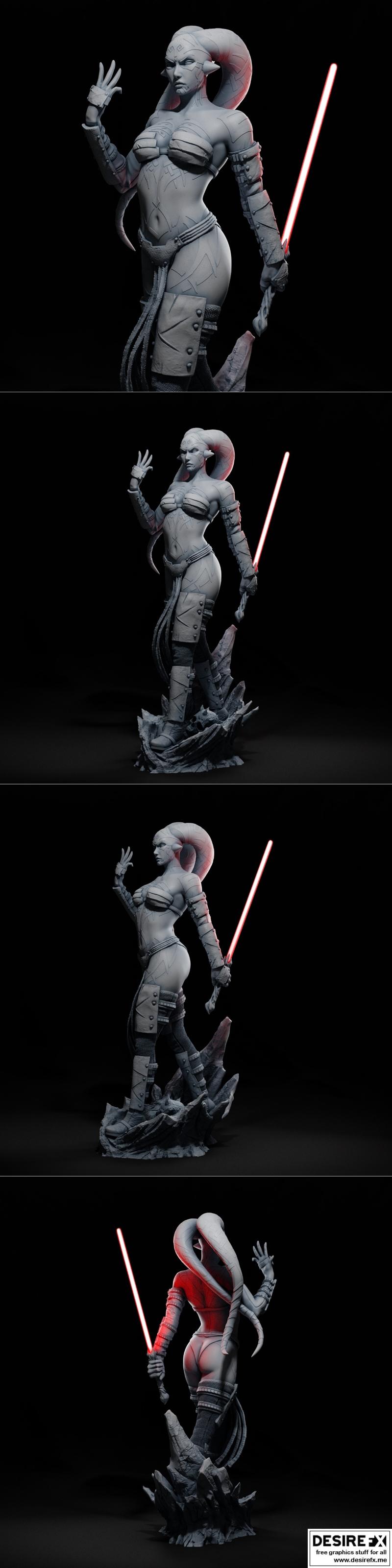达拉克——3D打印模型|Darth Talon – 3D Print Model STL