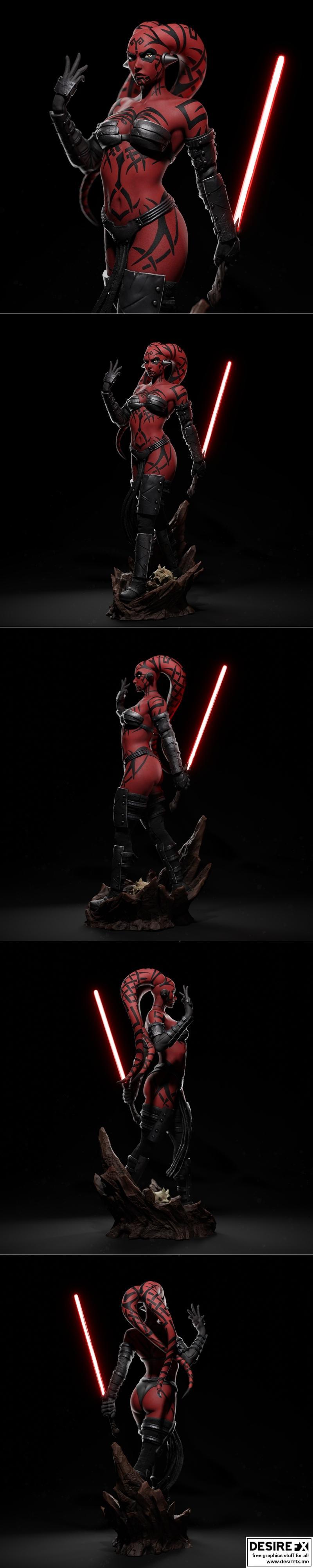 达拉克——3D打印模型|Darth Talon – 3D Print Model STL