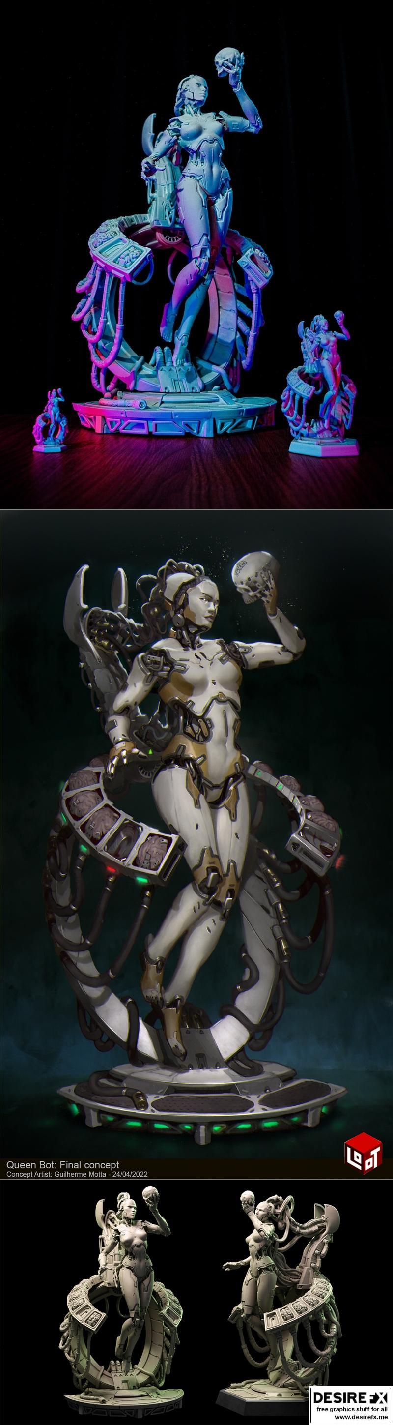 Loot Studios出品《尼莫斯：第一奇点》3D打印模型|Loot Studios – Nemesis the First Singularity – 3D Print Model STL