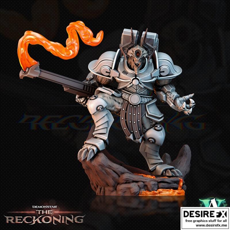 展示 Reconing — Armari 重装步兵 4 — 3D打印模型|Demonstar the Reconing – Armari Heavy Infantry 4 – 3D Print Model STL