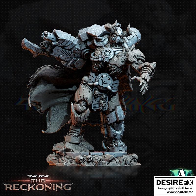 再现终焉之战——Armari头猎者4 3D打印模型|Demonstar The Reckoning – Armari Headhunter 4 – 3D Print Model STL