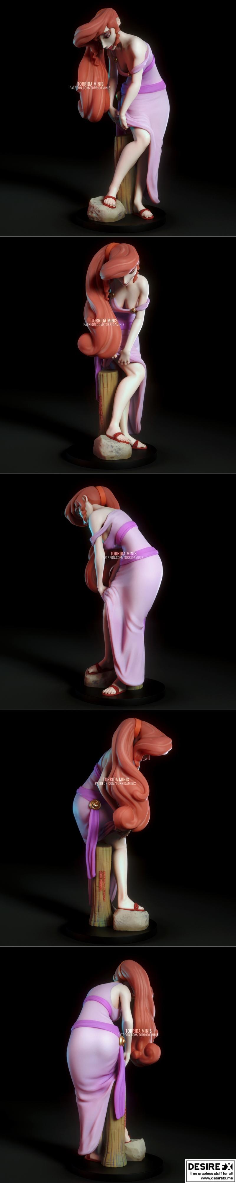 Megara托里达迷你款3D打印模型|Megara – Torrida Minis – 3D Print Model STL