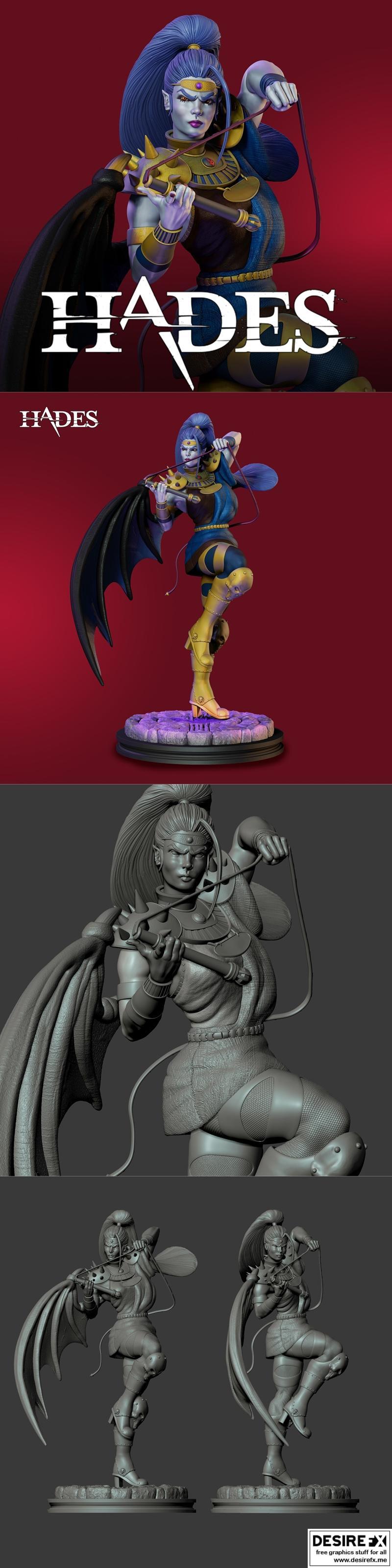 哈迪斯游戏中的梅格拉3D打印模型|Megaera from Hades Game – 3D Print Model STL