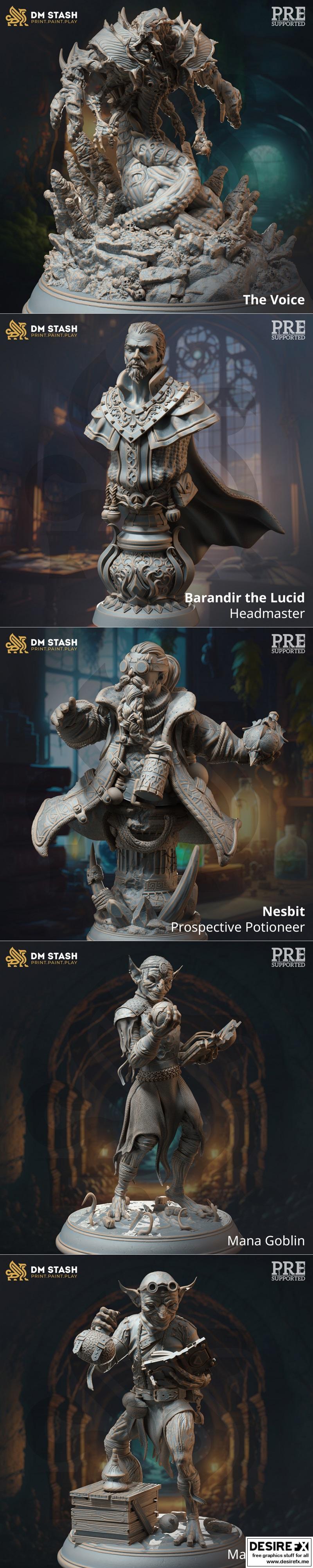 阿德拉里斯大学 2023年 3D打印模型|Dungeon Master Stash – University of Ardris February 2023 – 3D Print Model STL