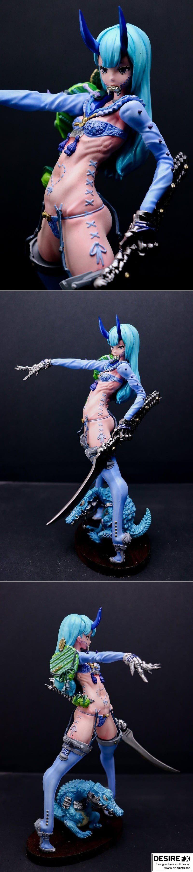 绿苹果恶魔 3D打印模型|Green Apple Demon – 3D Print Model STL