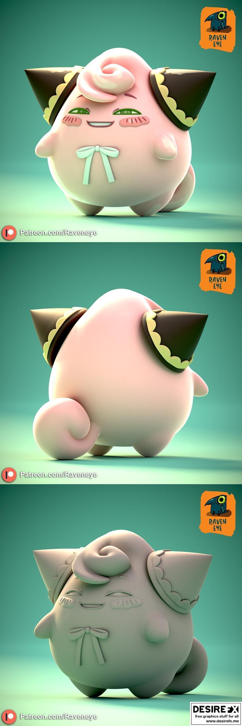 Anyaforged间谍家族 3D打印模型|Anya Cleffa (Anya Forger Spy – Family) – 3D Print Model STL