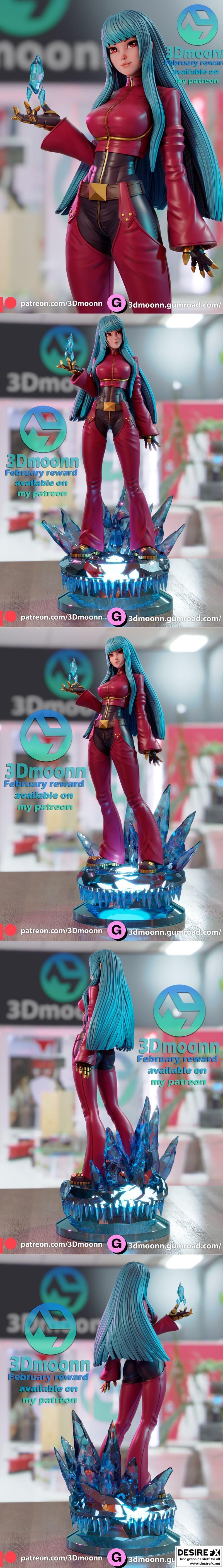 Kula 3D月球模型打印设计|Kula – 3Dmoonn – 3D Print Model STL