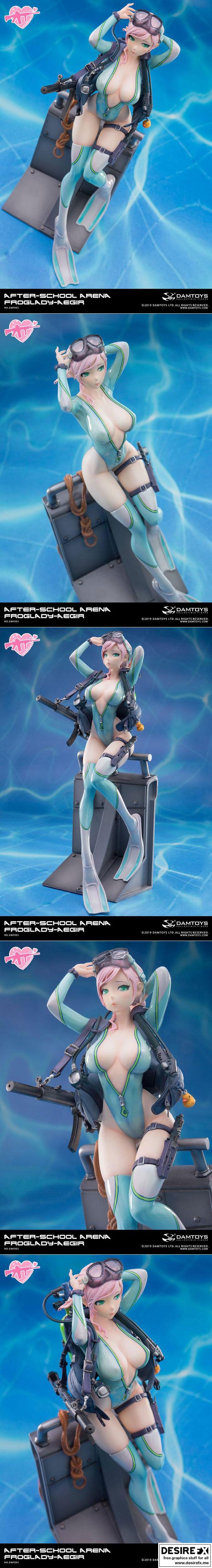 放学后竞技场：青蛙小姐艾吉尔 3D打印模型|After School Arena Frog Lady Aegir – 3D Print Model STL