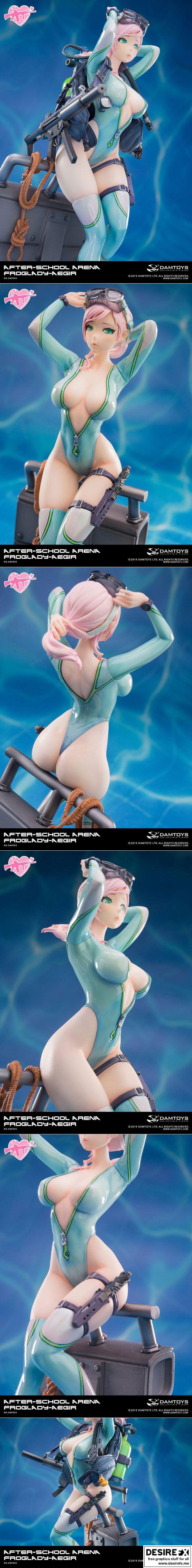 放学后竞技场：青蛙小姐艾吉尔 3D打印模型|After School Arena Frog Lady Aegir – 3D Print Model STL