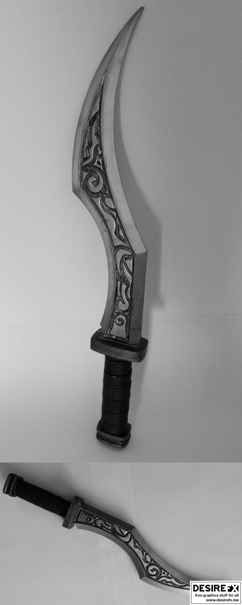 洛库斯之刃 3D打印模型 STL|Katarina Blade from League of Legends – 3D Print Model STL