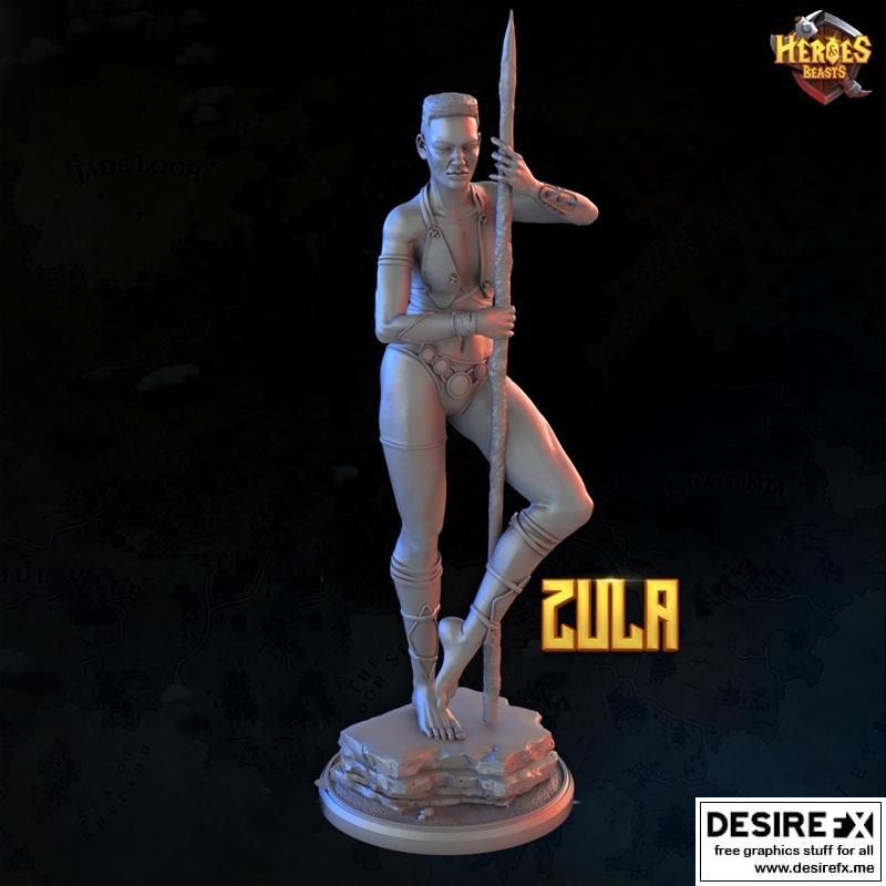 Zula 3D打印模型 - 《盗贼》系列角色造型|Zula THE thief – Conan collection – 3D Print Model STL