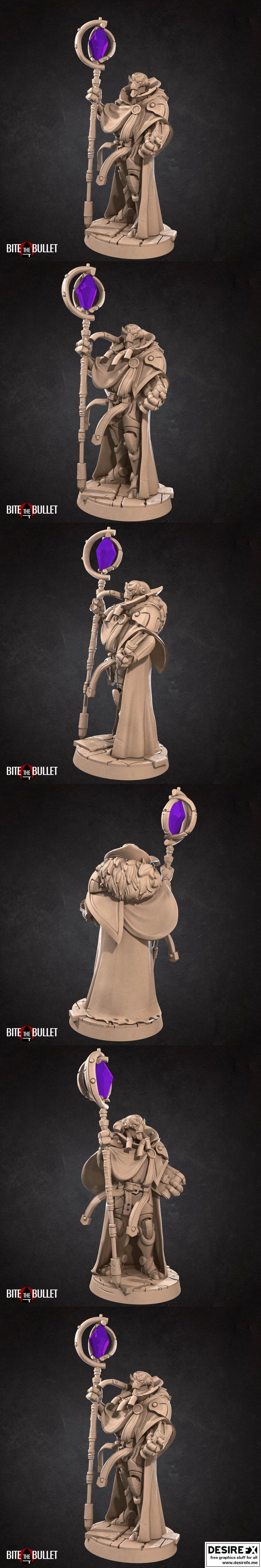 咬牙坚持——战争铸就战灵 3D打印模型|Bite the Bullet – Warforged Warlock – 3D Print Model STL
