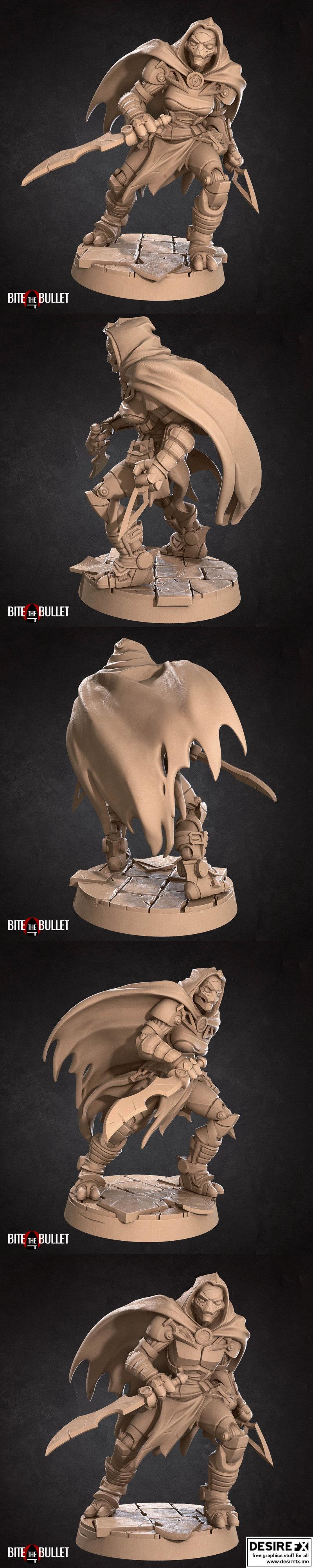 咬牙前行——战forge rogue 3D打印模型|Bite the Bullet – Warforged Rogue – 3D Print Model STL