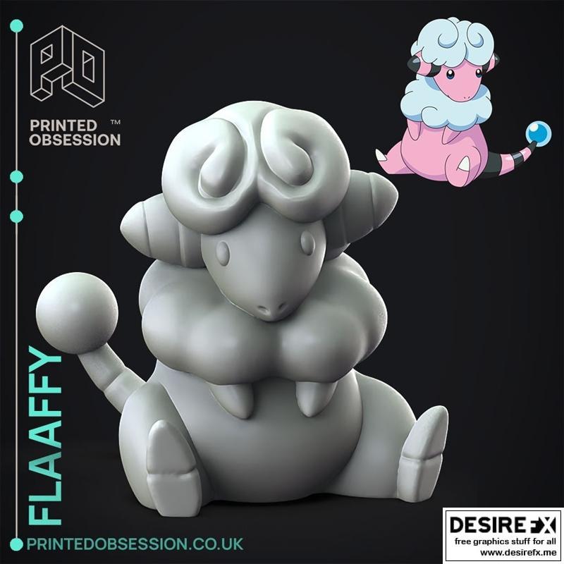 Flaaffy 3D打印模型|Flaaffy – 3D Print Model STL
