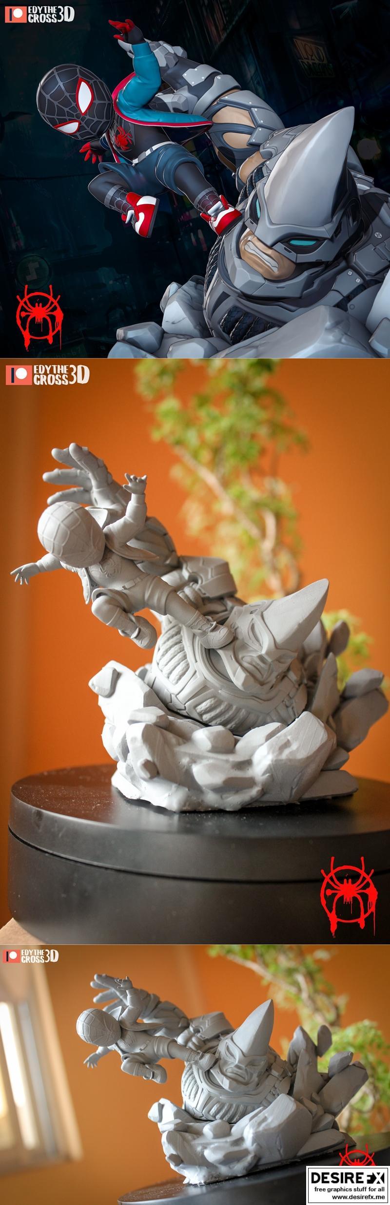 米勒·莫瑞斯手办3D打印模型|Miles Morales Chibi – 3D Print Model STL