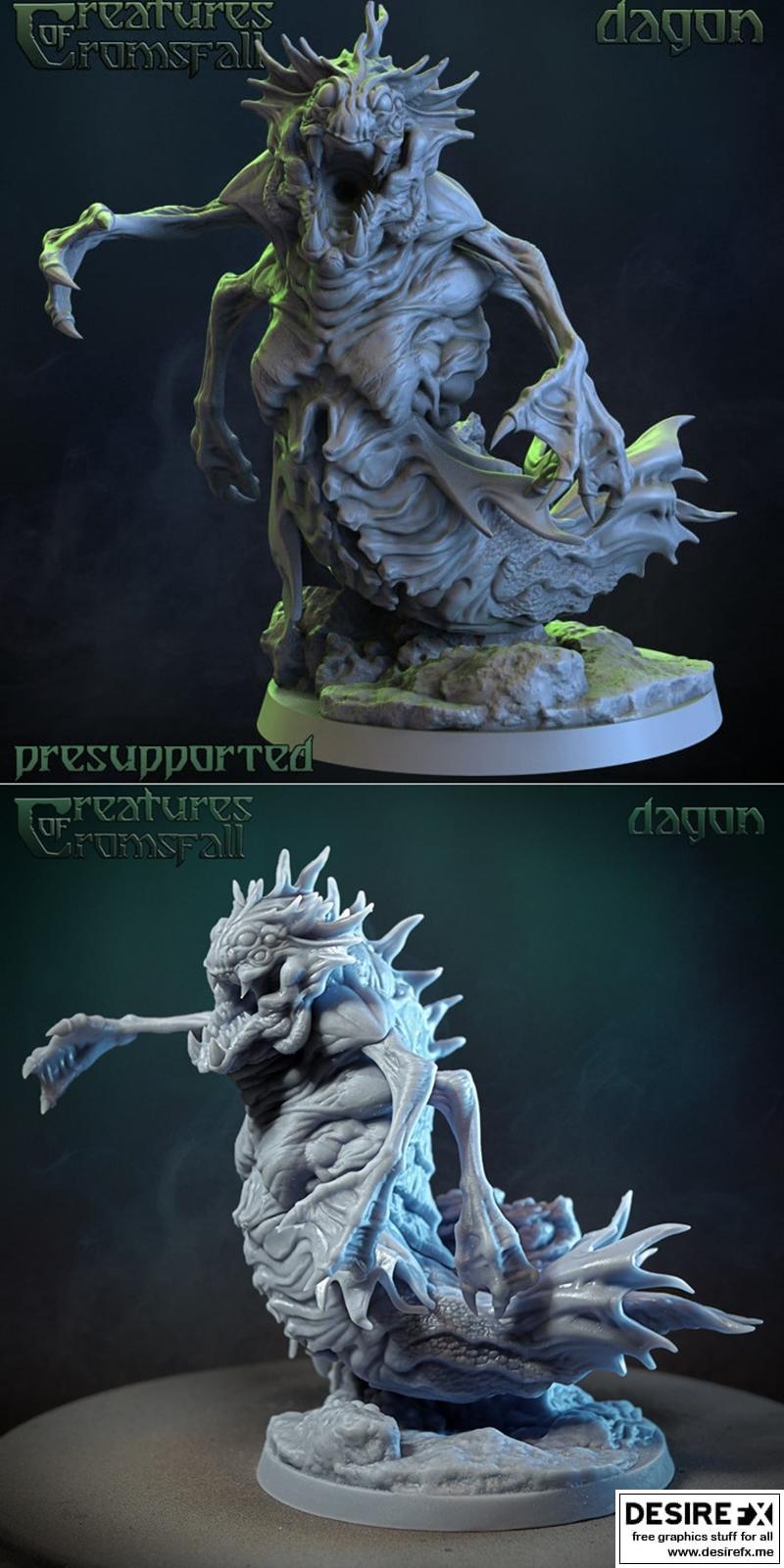 Dagon 3D打印模型|Dagon – 3D Print Model STL